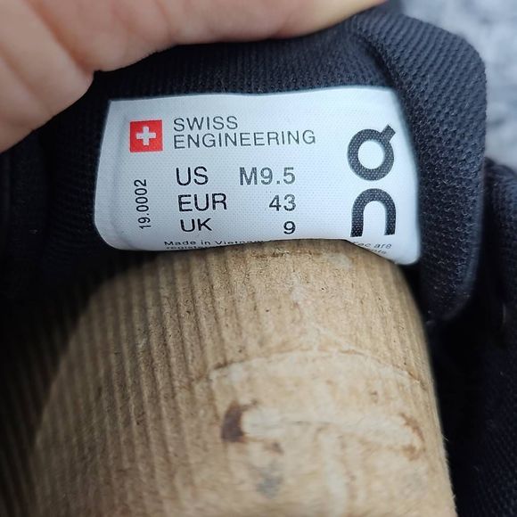 On running Cloud all black . Men's
Size 9.5
New
Box as is( original box , no - Picture 8 of 9